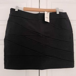 Express banded bodycon mini skirt